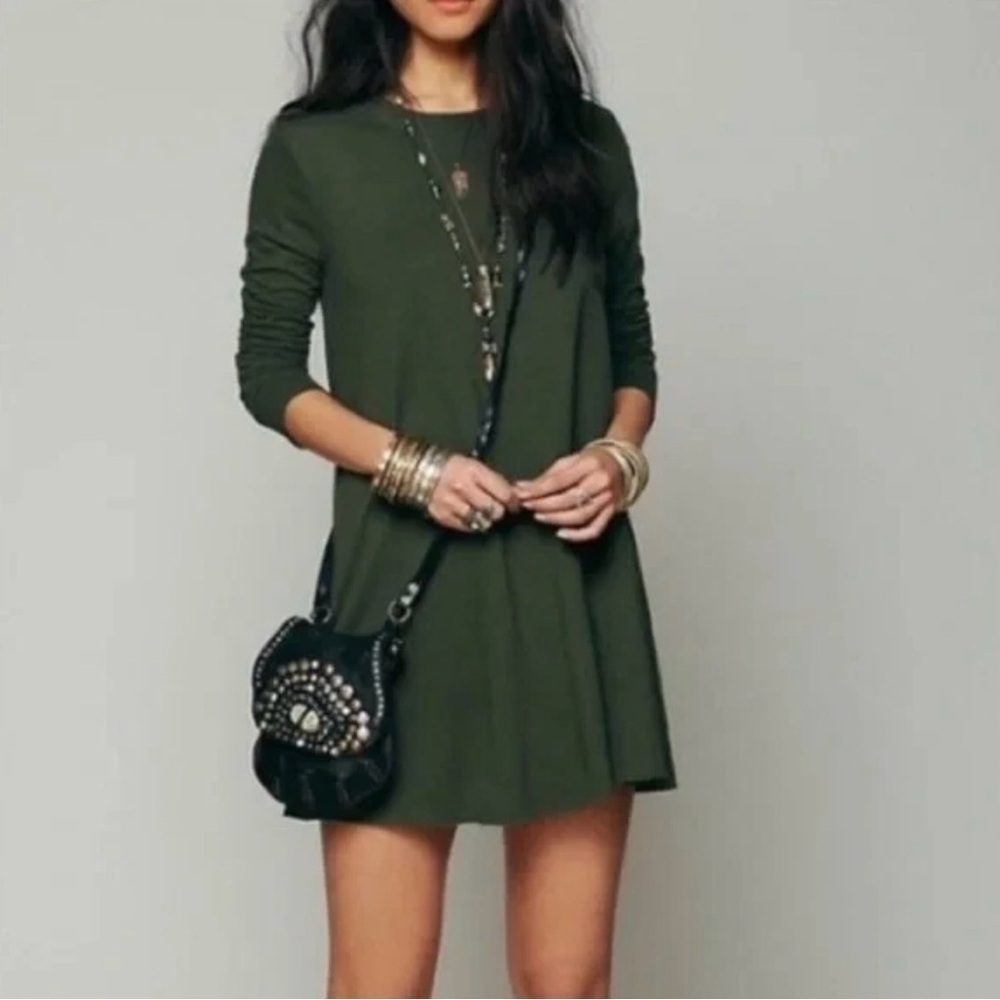 Free People Beach Beatnik Tunic Swing Dress S